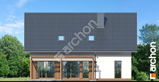 Дворовой фасад Дом в аммобиуме (Г2)