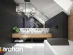 Проект дома ARCHON+ Дом в аммобиуме (Г2) визуализация ванной (визуализация 3 вид 1)