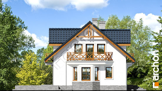 Боковой фасад Дом в рододендронах 19 (П)