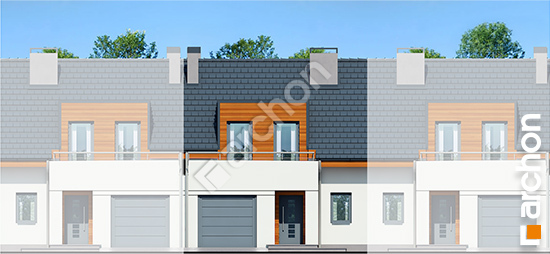 Передній фасад Будинок в клематисах 8 (С) вер. 3