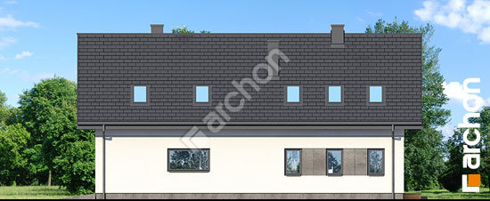 Боковой фасад Дом в маржицах