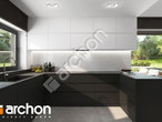 Проект будинку ARCHON+ Будинок в маржицах візуалізація кухні 1 від 2