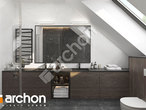 Проект дома ARCHON+ Дом в маржицах визуализация ванной (визуализация 3 вид 1)