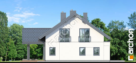 Боковой фасад Дом в аурорах 15 (Г2)