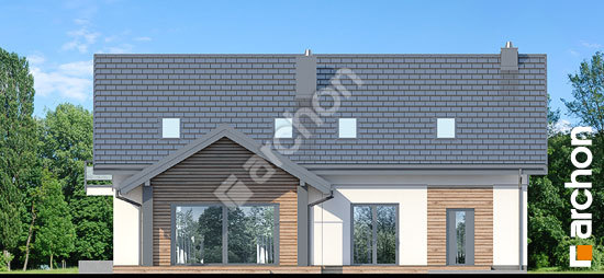 Дворовой фасад Дом в аурорах 15 (Г2)