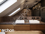 Проект будинку ARCHON+ Будинок в аурорах 15 (Г2) візуалізація ванни (візуалізація 3 від 2)