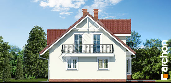 Дворовий фасад Будинок в рододендронах 3 вер. 2