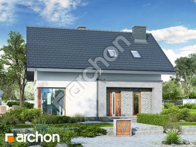 Проект дома ARCHON+ Дом в кропликах (В) 