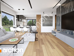 Проект будинку ARCHON+ Будинок у вівсянниці 9 (Е) денна зона (візуалізація 1 від 2)