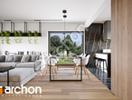 Проект будинку ARCHON+ Будинок у вівсянниці 9 (Е) денна зона (візуалізація 1 від 5)