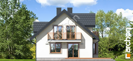 Дворовий фасад Будинок в рододендронах 5 (В) вер.2