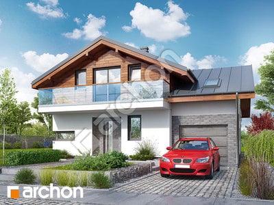 Проект дома ARCHON+ Дом в буддлеях вер.3 