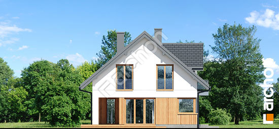 Бочний фасад Будинок в ізопірумі 10