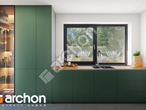Проект дома ARCHON+ Дом в изопируме 10 визуализация кухни 1 вид 1