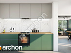 Проект дома ARCHON+ Дом в изопируме 10 визуализация кухни 1 вид 2