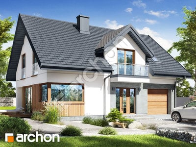 Проект дома ARCHON+ Дом в изопируме 10 