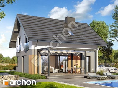 Проект будинку ARCHON+ Будинок в мануці Вид 2