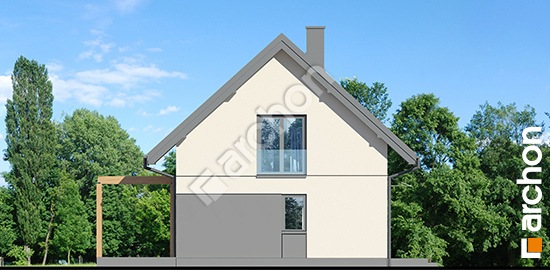 Боковой фасад Дом в хлорофитуме 20 (Е) ВИЭ