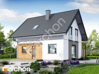 Проект дома ARCHON+ Дом в хлорофитуме 20 (Е) ВИЭ 