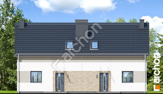 Передній фасад Будинок в аркадіях (Р2)