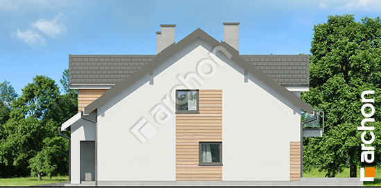 Боковой фасад Дом под агавами 3 (Р2) вер.2