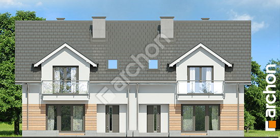 Дворовой фасад Дом под агавами 3 (Р2) вер.2