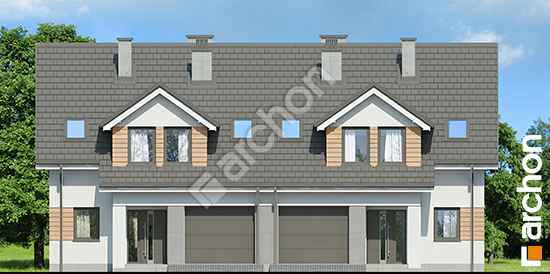 Передній фасад Будинок під агавами 3 (Р2) вер.2