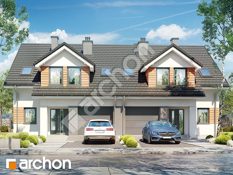 Проект дома ARCHON+ Дом под агавами 3 (Р2) вер.2 Вид 1