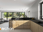 Проект будинку ARCHON+ Будинок в папаверах 4 (Е) візуалізація кухні 1 від 3