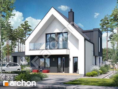 Проект дома ARCHON+ Дом в папаверах 4 (Е) Вид 2