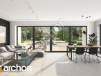 Проект дома ARCHON+ Дом в папаверах 4 (Е) дневная зона (визуализация 1 вид 6)