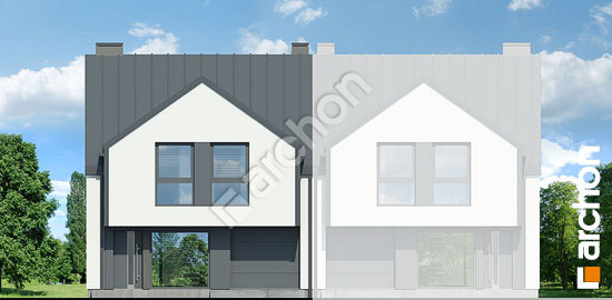 Передний фасад Дом в орехах (Б)