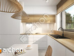 Проект дома ARCHON+ Дом миниатюрка (НТ) визуализация кухни 1 вид 3