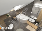 Проект дома ARCHON+ Дом миниатюрка (НТ) визуализация ванной (визуализация 3 вид 4)