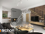 Проект дома ARCHON+ Дом миниатюрка (НТ) дневная зона (визуализация 2 вид 1)