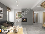 Проект дома ARCHON+ Дом миниатюрка (НТ) дневная зона (визуализация 2 вид 4)