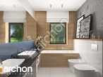 Проект будинку ARCHON+ Будинок в хакетіях візуалізація ванни (візуалізація 3 від 3)