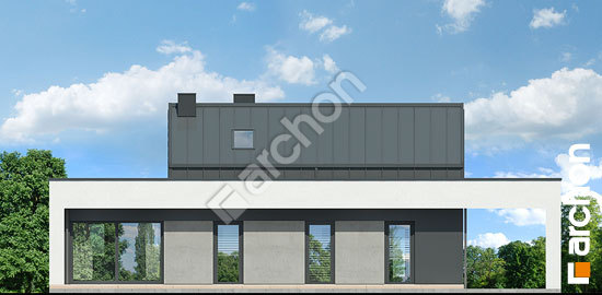 Дворовой фасад Дом в плюмериях 5