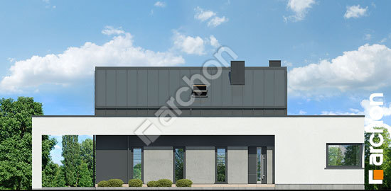 Передній фасад Будинок в плюмеріях 5