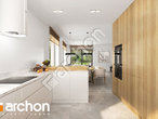Проект будинку ARCHON+ Будинок в ренклодах 14 (Г2) візуалізація кухні 1 від 2