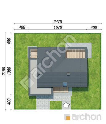 Проєкт будинку ARCHON+ Будинок в аромах 2 (Г2) Ситуація