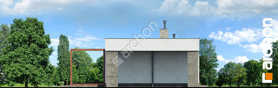 Боковой фасад Дом в плюмериях (E) вер.2