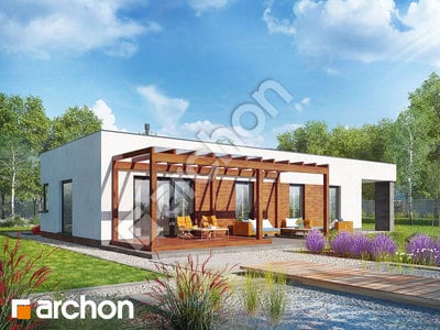 Проект будинку ARCHON+ Будинок в плюмеріях (E) вер.2 Вид 2
