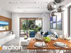 Проект будинку ARCHON+ Будинок в плюмеріях (E) вер.2 денна зона (візуалізація 1 від 3)