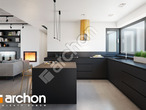 Проект будинку ARCHON+ Будинок в навлоціях 3 (Г2) візуалізація кухні 1 від 2