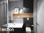 Проект будинку ARCHON+ Будинок в навлоціях 3 (Г2) візуалізація ванни (візуалізація 3 від 2)