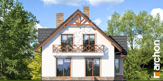 Боковой фасад Дом в мандаринках (Г) вер.2