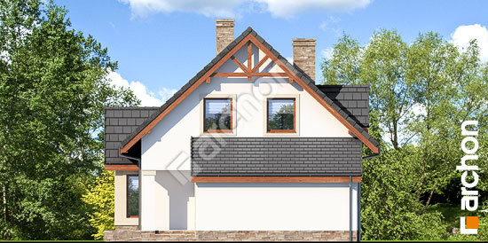 Боковой фасад Дом в мандаринках (Г) вер.2