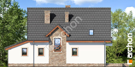 Дворовий фасад Будинок в мандаринках (Г) вер.2