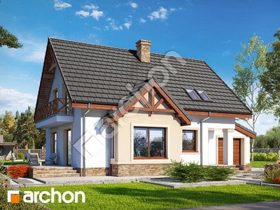 Проект дома ARCHON+ Дом в мандаринках (Г) вер.2 